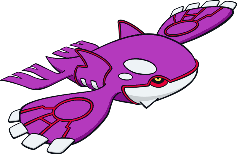 Shiny Kyoger Dream World Art By Pokelawe - Kyogre Pokemon (800x520)