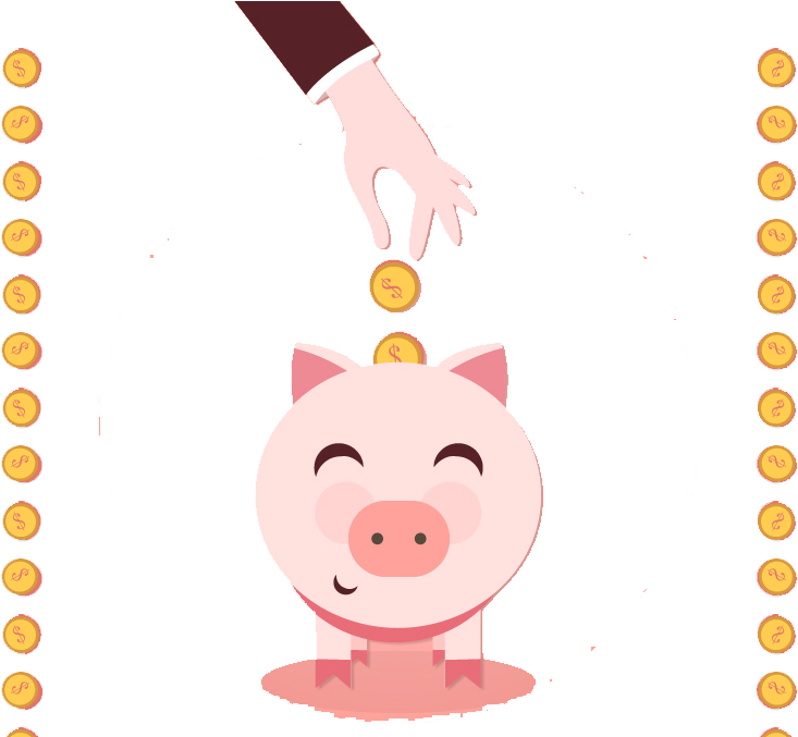 Smiling Piggy Banks - Smiling Piggy Banks (800x676)
