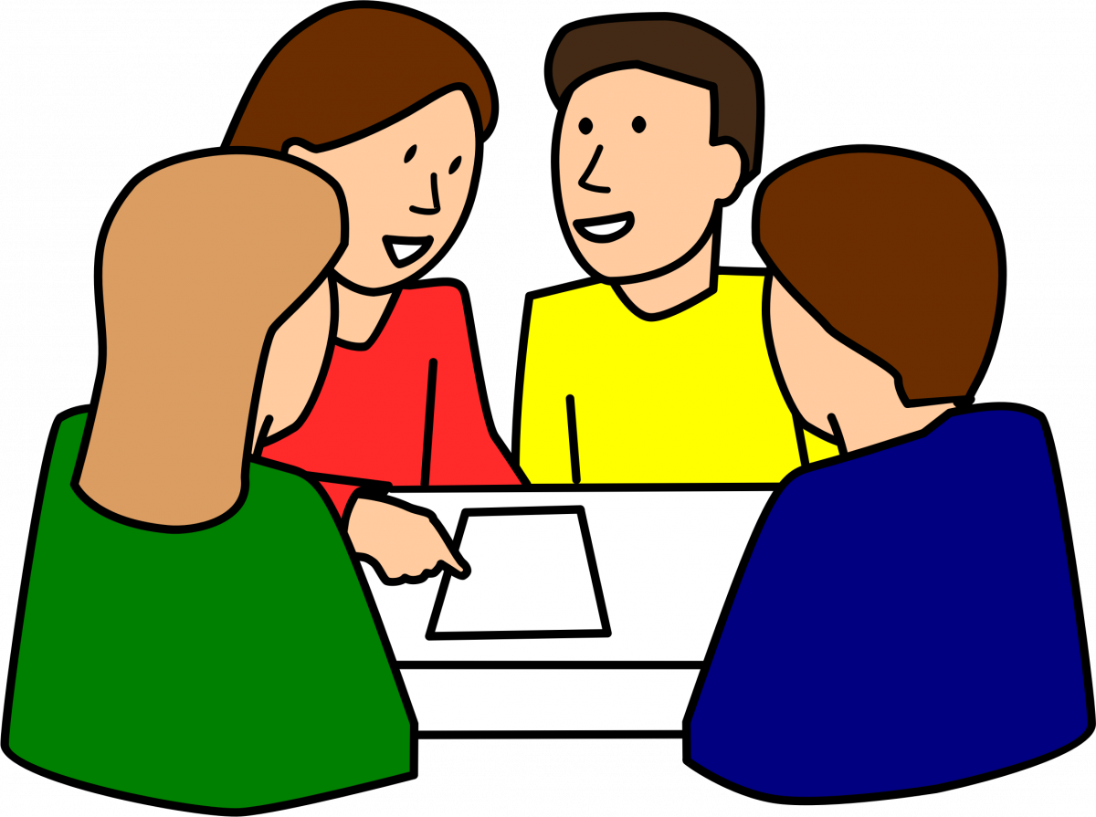Illustration Of Students Working In Group - Group Work Clipart (1200x895)