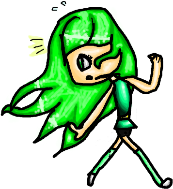 Battle For Dream Island Wallpaper Entitled Human Leafy - Leafy From Battle For Dream Island (359x420)