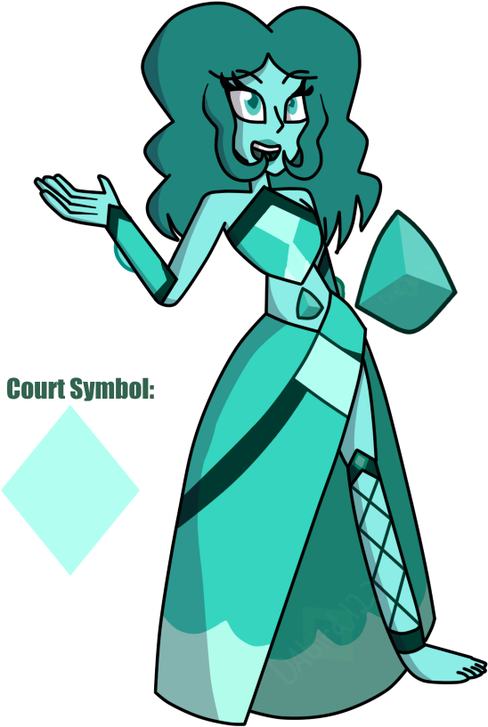 Ocean Dream Diamond By Crystalstars350 - Ocean Diamond Steven Universe (719x865)