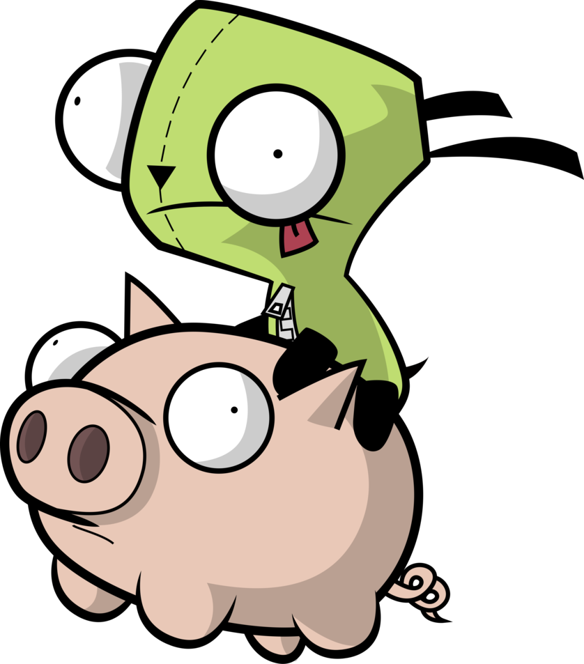 Gir Ride A Pig By Sparxyz - Gir Ride The Pig (4398x5000)