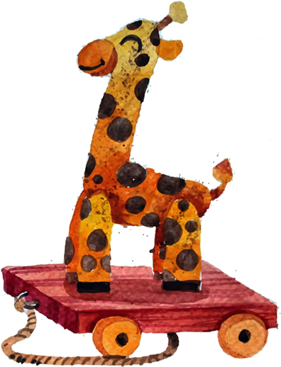 Northern Giraffe Watercolor Painting - Northern Giraffe Watercolor Painting (896x1056)