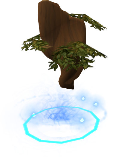 Divine Oak Tree Detail - Runescape (378x526)