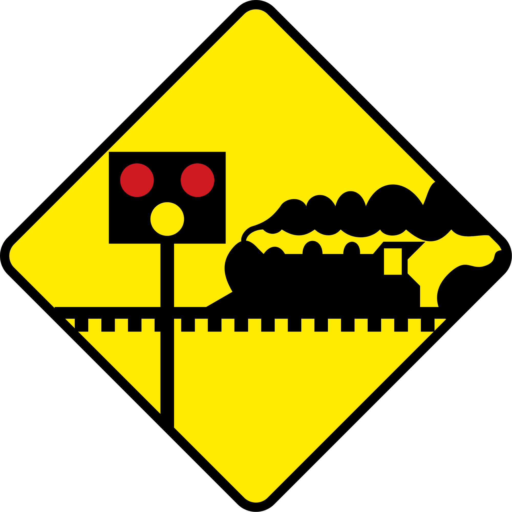 You Will Not Always Hear A Train's Horn - Road Signs In Jamaica (2000x2000)