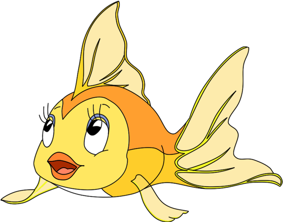 Cleo The Goldfish By Wingedwarrior7 - Goldfish (600x528)