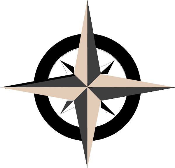 North South East West Compass (600x577)