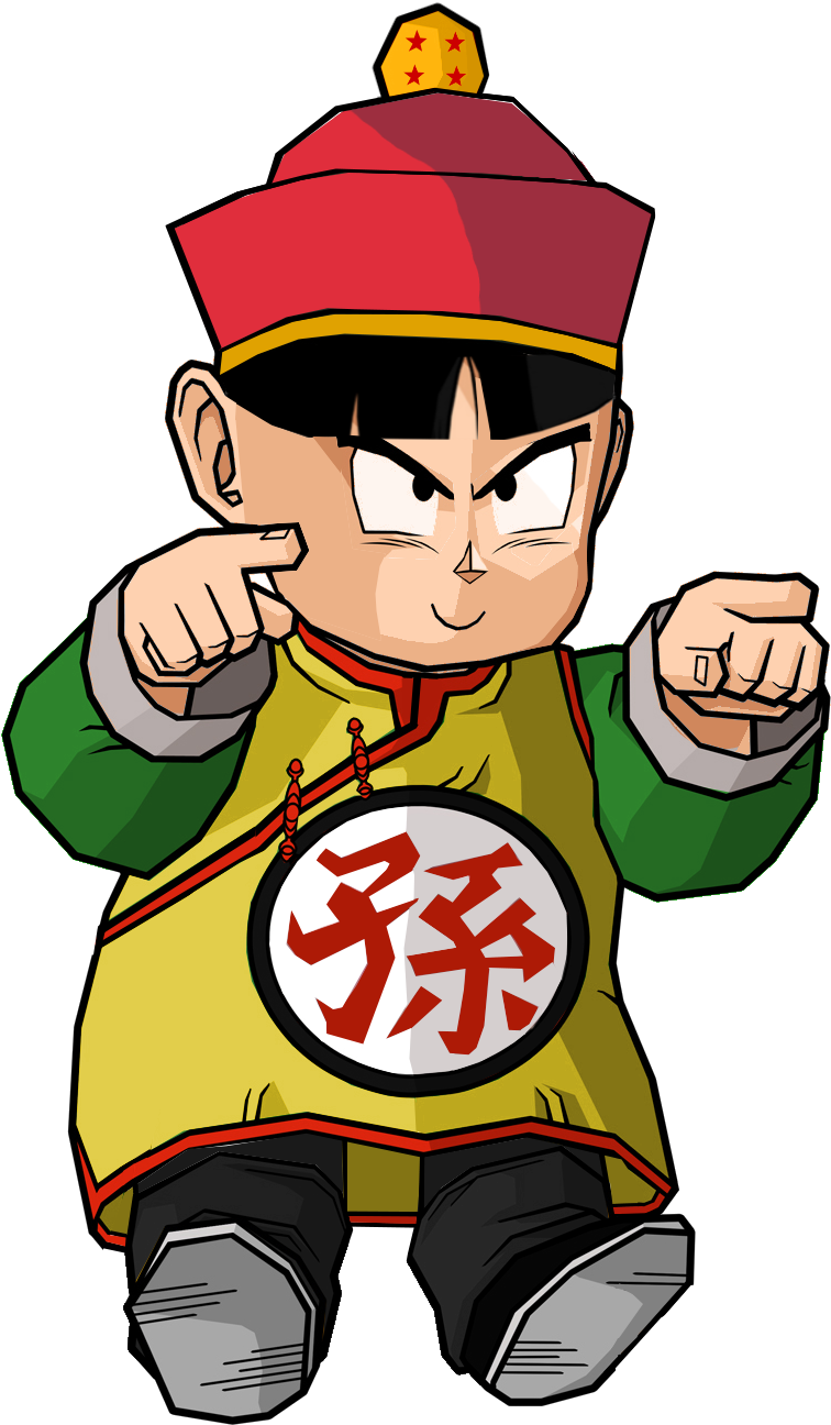 Kid Gohan 4 Star Dragon Ball Hat By Robertovile - Gohan (868x1448)