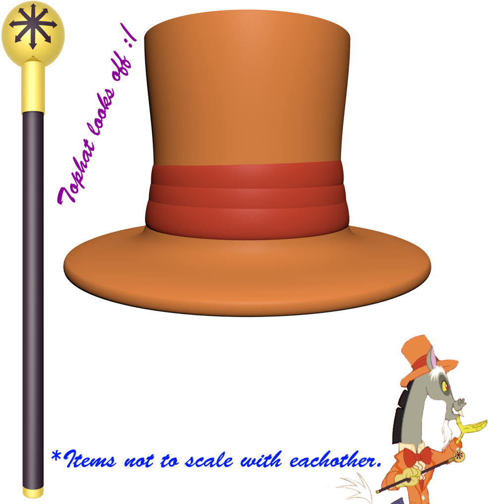 Facing-worlds, Cane, Chaos Star, Discord, Hat, Make - Chair (1024x1024)