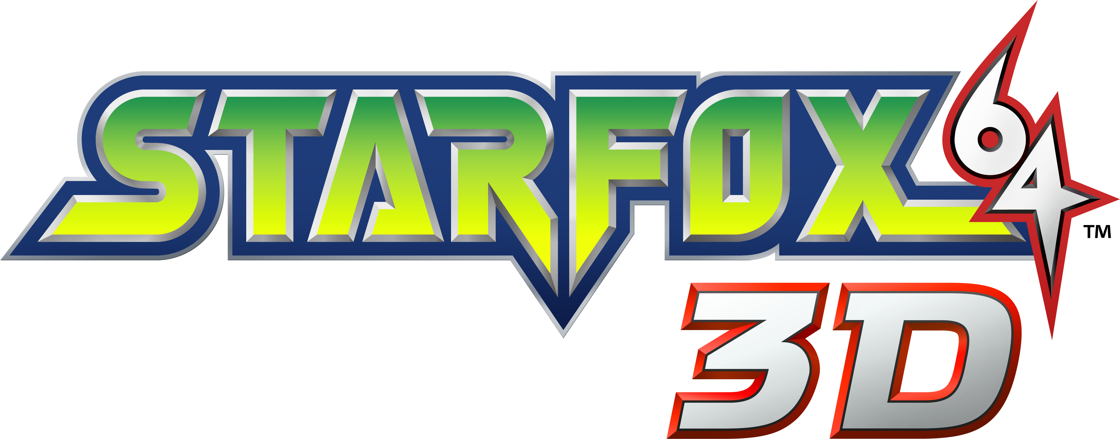 Download Png Image Report - Star Fox 64 3d Logo (3938x2048)