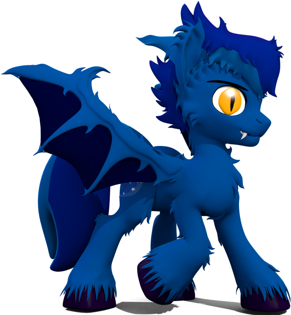Sherfur, Bat Pony, Fangs, Male, Oc, Oc Only, Oc - Animal Figure (1210x1024)