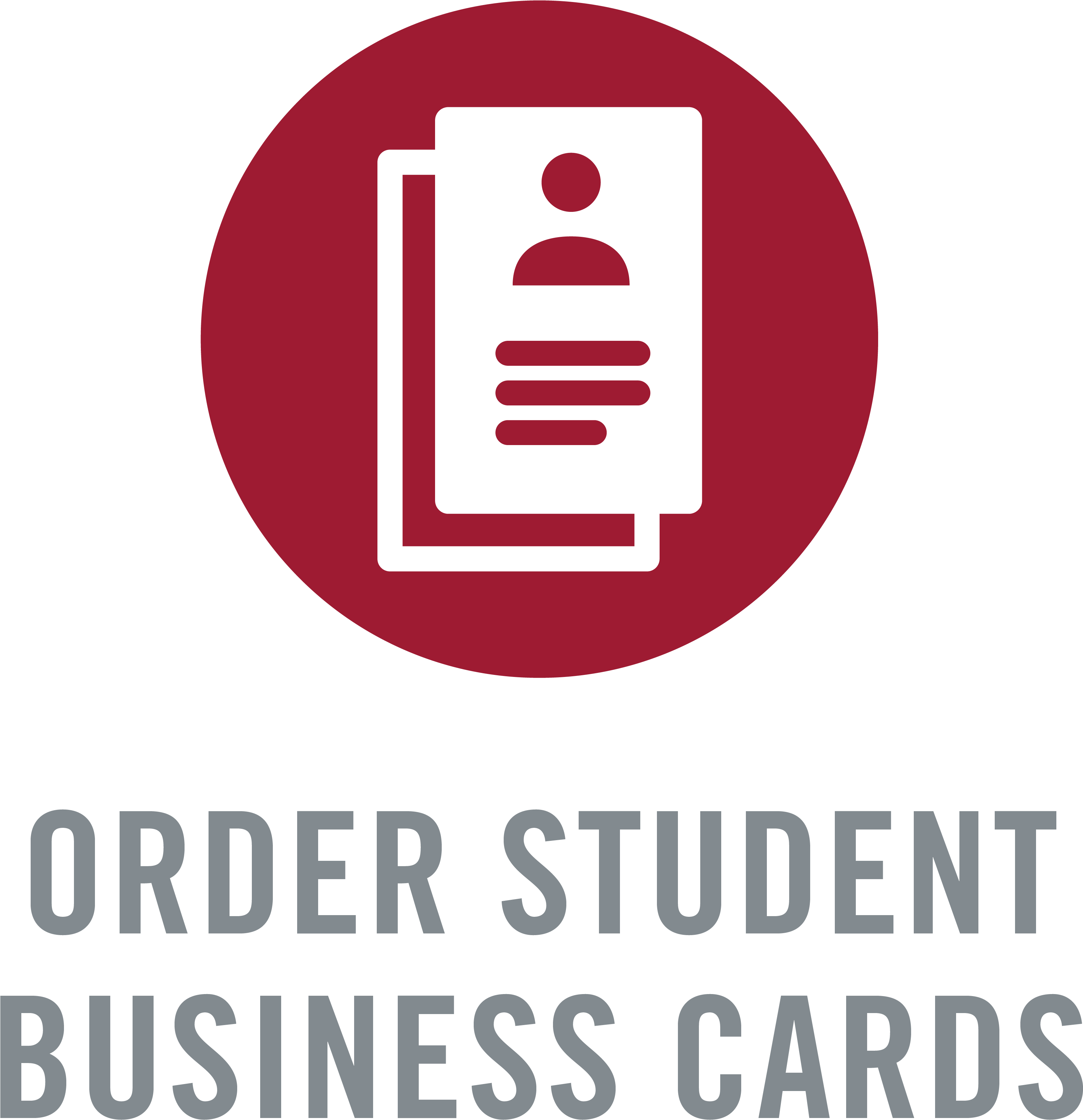 Copier Toner, Student Business Cards - Drop Off And Pick Up Sign (4167x4167)