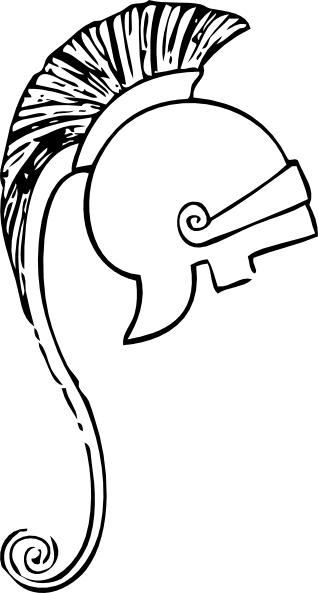 Greek Helmet 8 Clip Art At Clker - Greek Png (318x593)