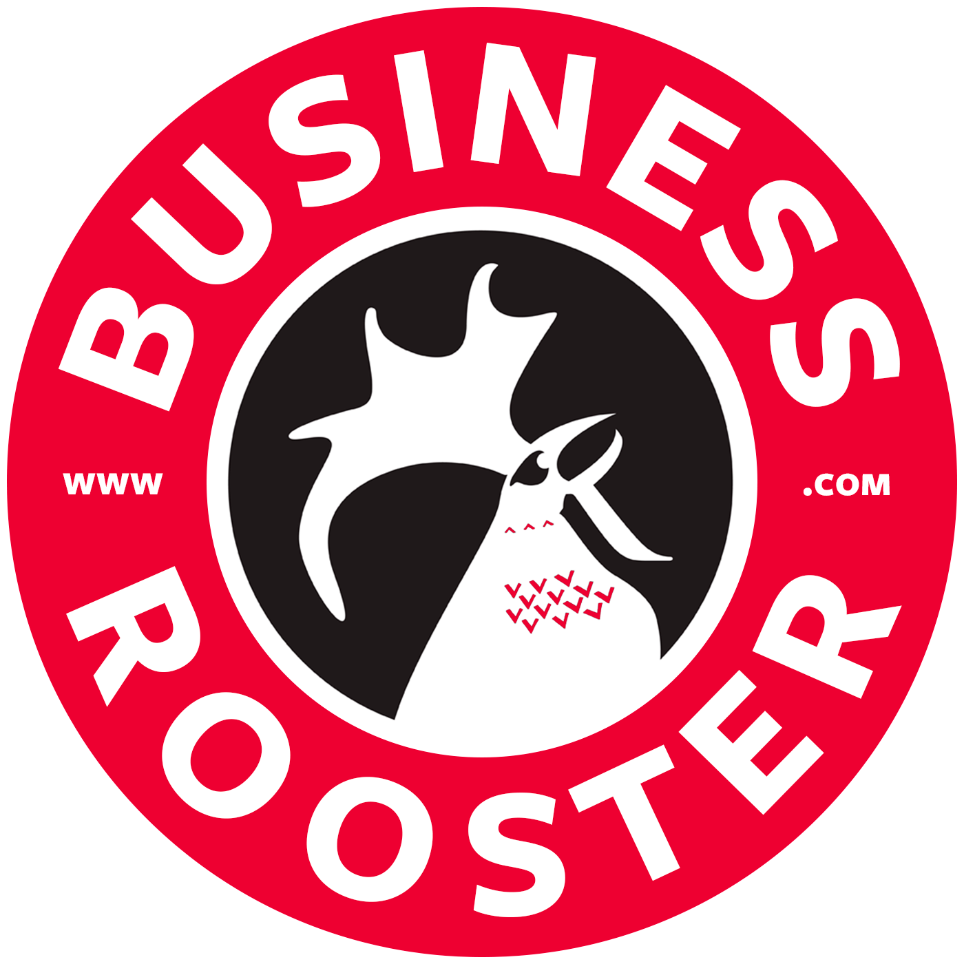 Business Rooster - Love Guns And Coffee Sticker (1400x1400)