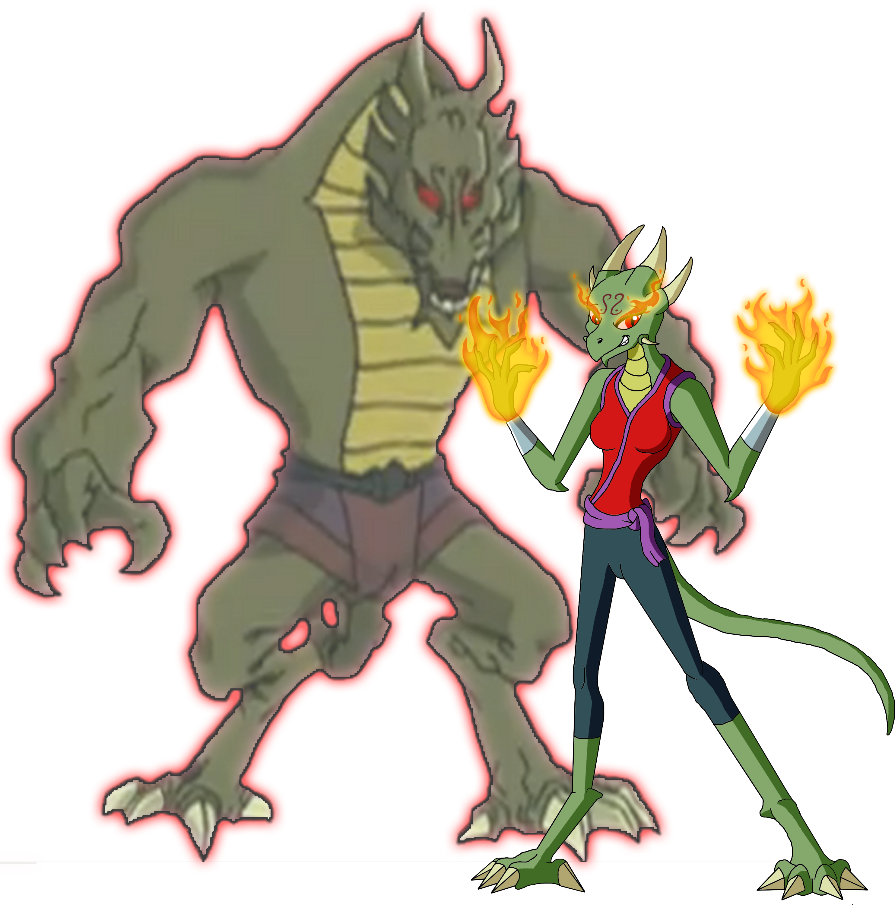 The Fire Demon's Daughter By Moheart7 The Fire Demon's - Jackie Chan Adventures Water Demon (3000x3000)