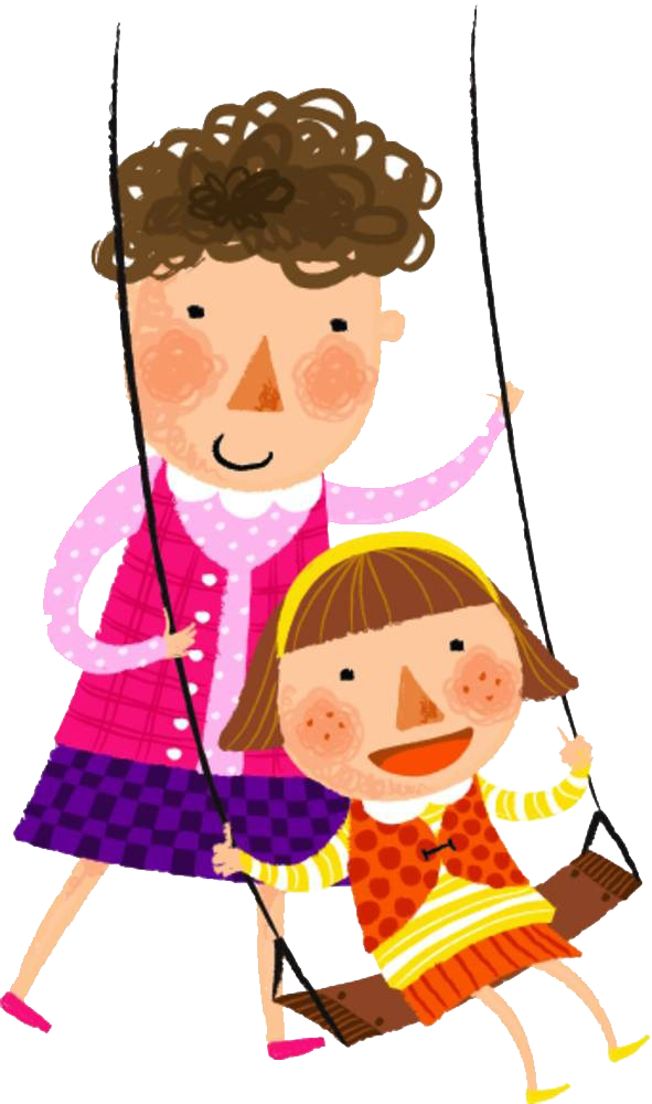 Mother Daughter Clip Art - Mother Daughter Clip Art (591x1000)