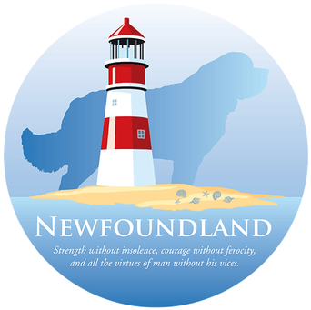 Scroll Down For More Cool Newfie Designs - Graphic Design (400x343)