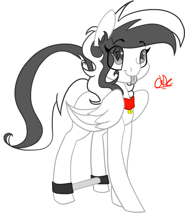 Xenovie, Bell, Bell Collar, Collar, Excited, Oc, Oc - Cartoon (736x832)