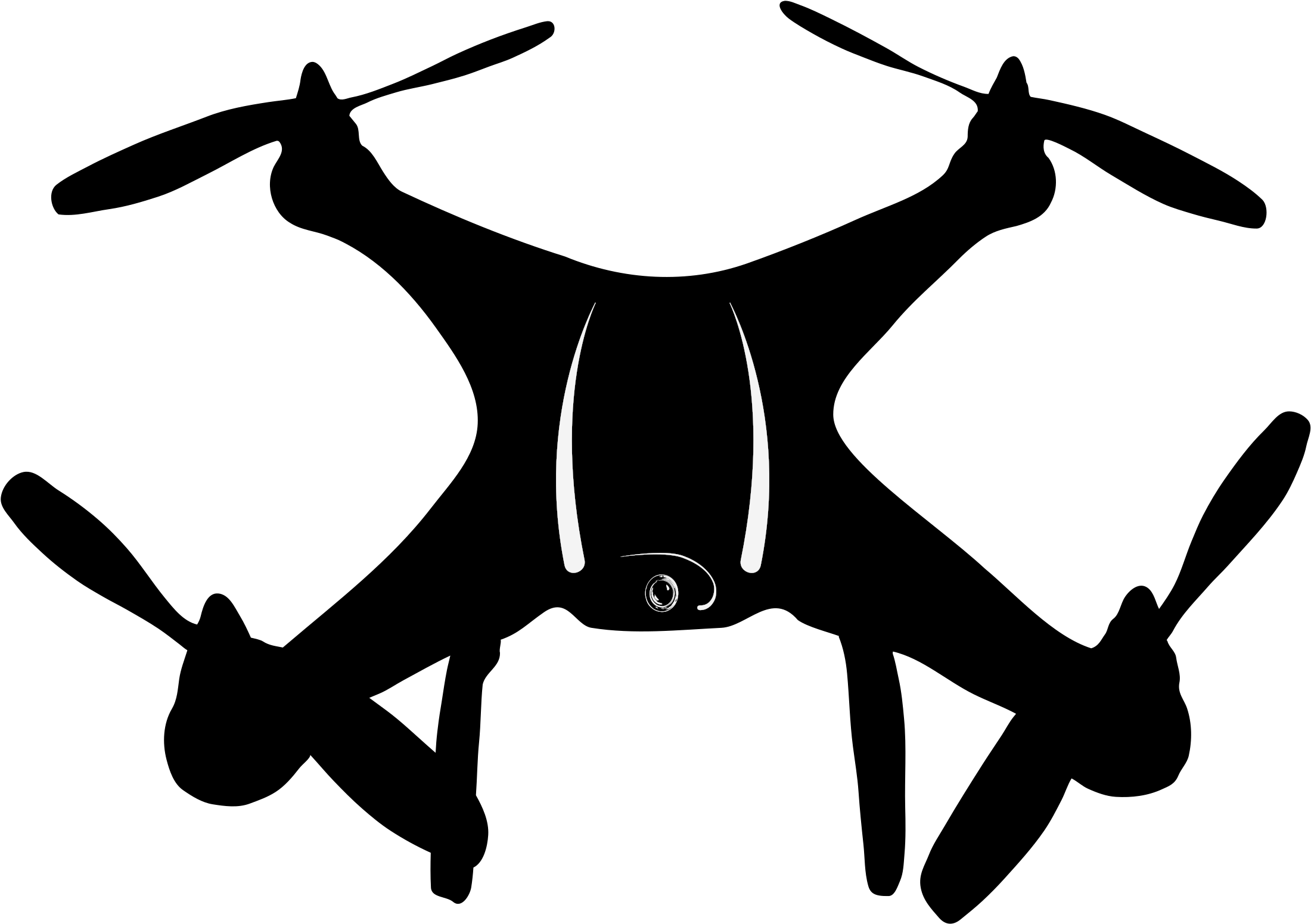 Big Image - Drone Clipart (2400x1909)