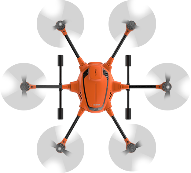 Datapilot Also Allows For Storage/caching Of Maps From - Yuneec H520 Prop (625x567)