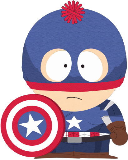 Halloween Costumes Captain America Stan - Captain America South Park (411x515)
