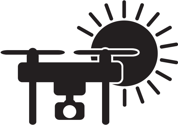 Drone Icon Design Free Sunny Weather Nice Lovely Clouds - Vector Graphics (700x700)