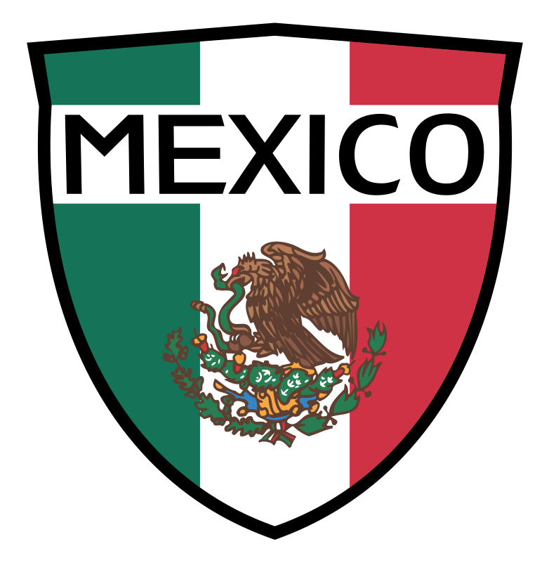 Leonardo Cuellar - Bandana - Mexican / Mexico Flag - 22" X 22" (800x800)