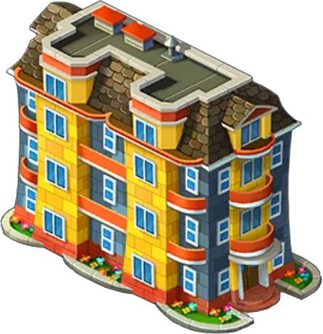 18 Apartment Building - Apartment Building Png (453x468)