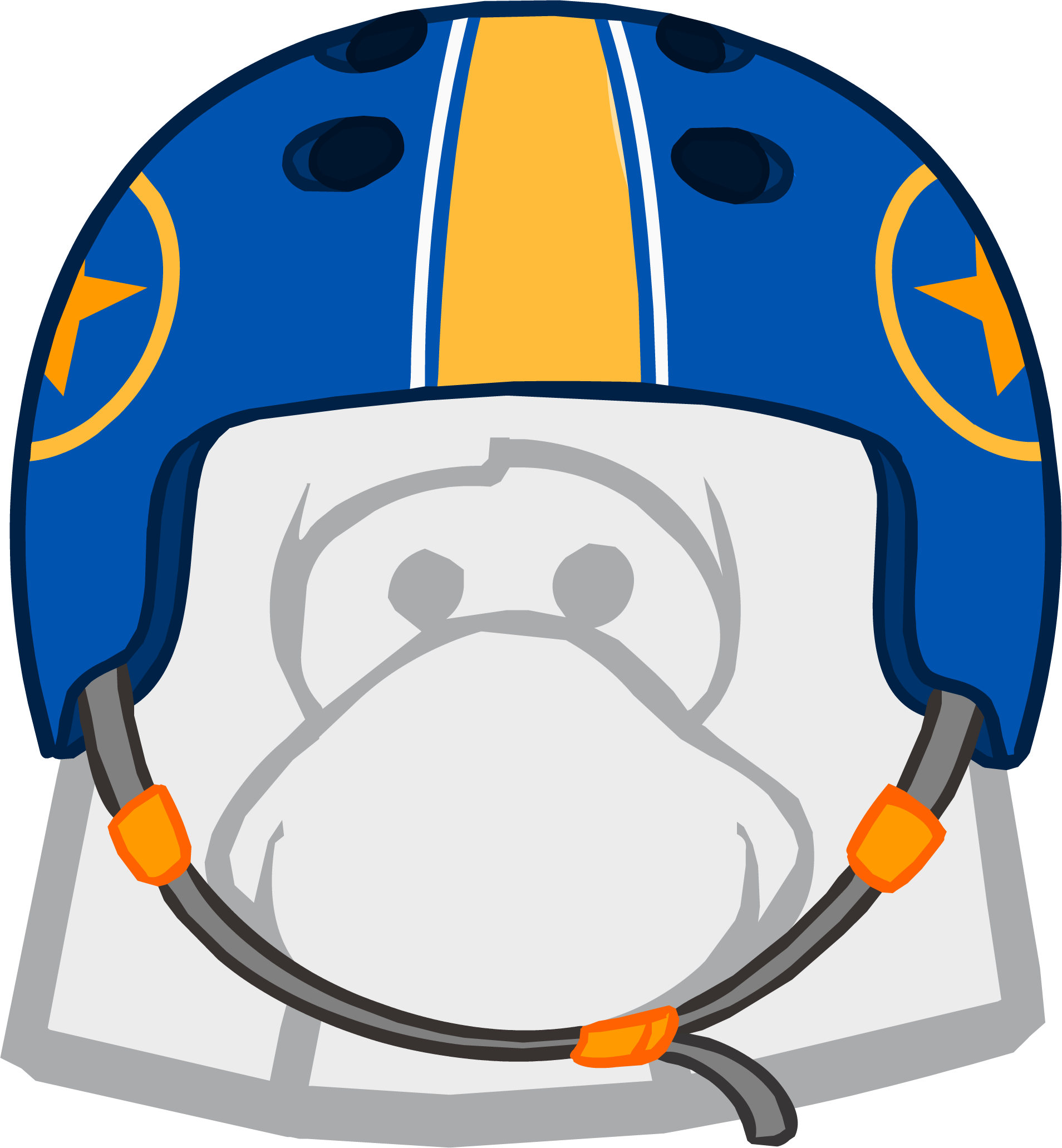 Pro Skater Helmet - Club Penguin Elvis Hair (1908x2063)