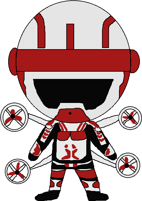 Drone Mask By Copy1234v2 By Copy1234v2 - Cartoon (500x800)