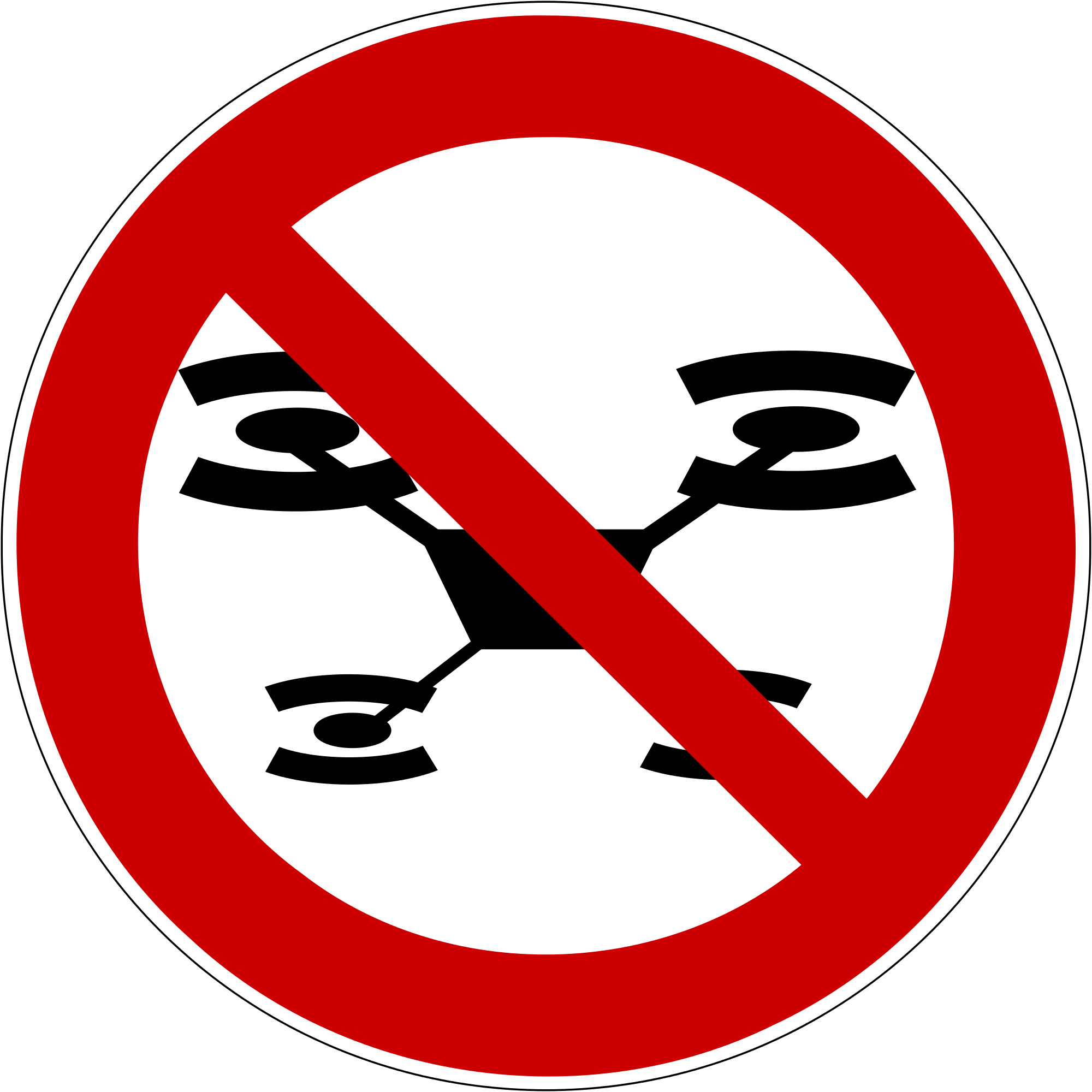 Open - Muslim Free Zone Sign (2000x2000)