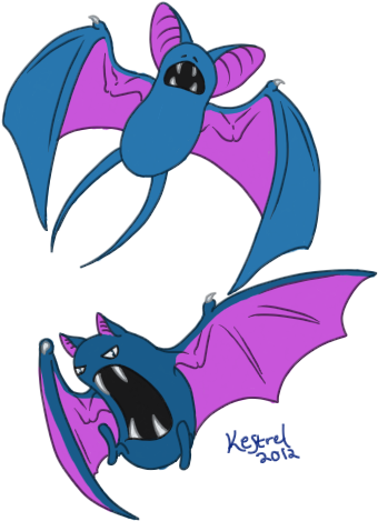 Snowykestrel 5 2 Pokedex - Purple Pokemon Bat (400x500)