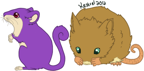 The Mouse Pokemon By Snowykestrel - Pokemon Looks Like A Mouse (500x300)