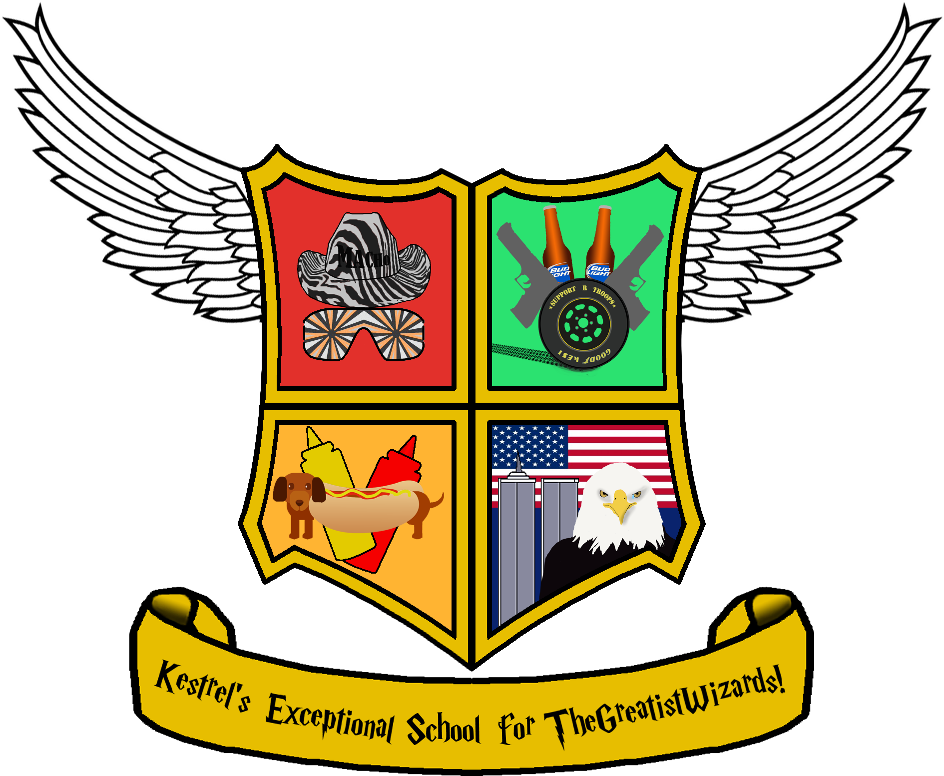 School Crest Click It - Emblem (2000x1750)