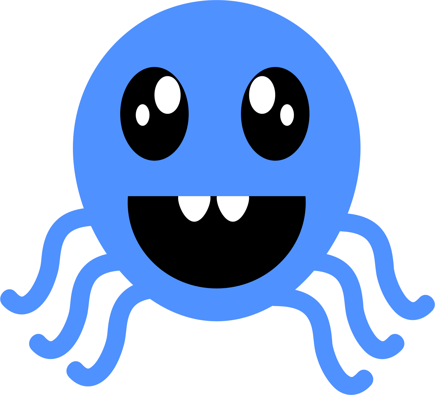 Octopus 2015081844 Bclipart - Smiley (1426x1295)