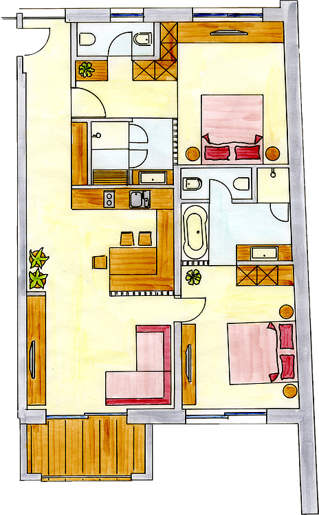 Apartment Schladming - Apartment (464x750)