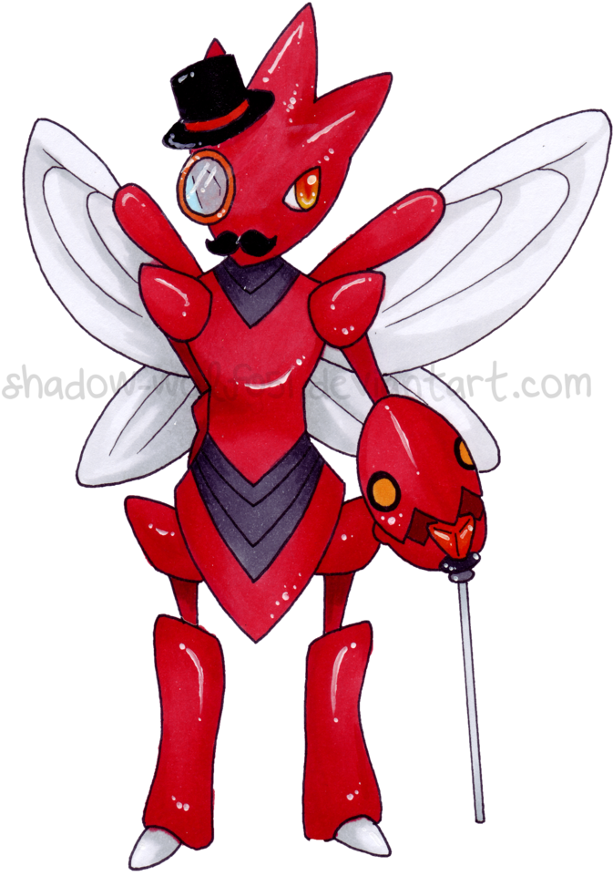 Scizor Gentleman By Shadow-wolf051 - Cartoon (760x1051)