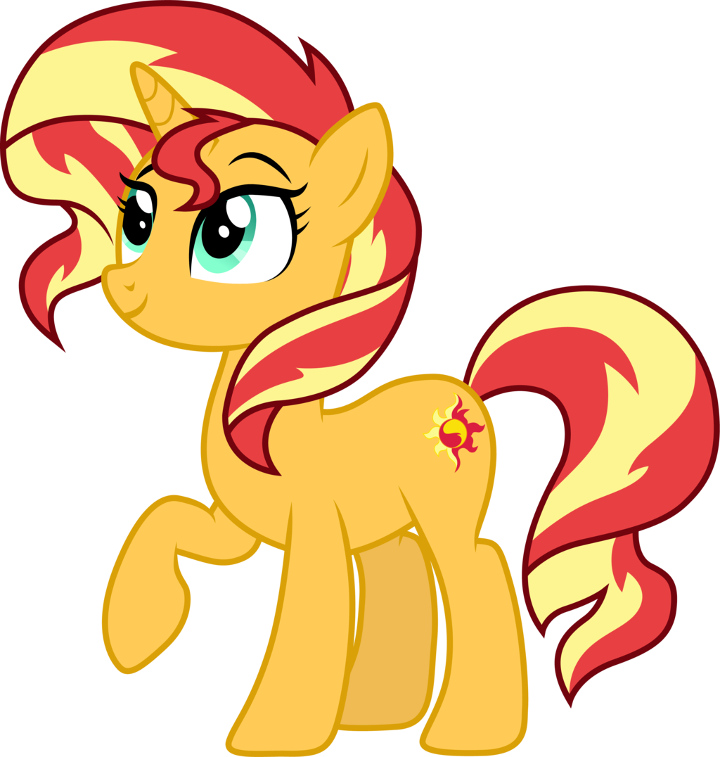 Sunset Shimmer Pony By Cloudyglow Sunset Shimmer Pony - My Little Pony Sunset Shimmer (1024x1076)