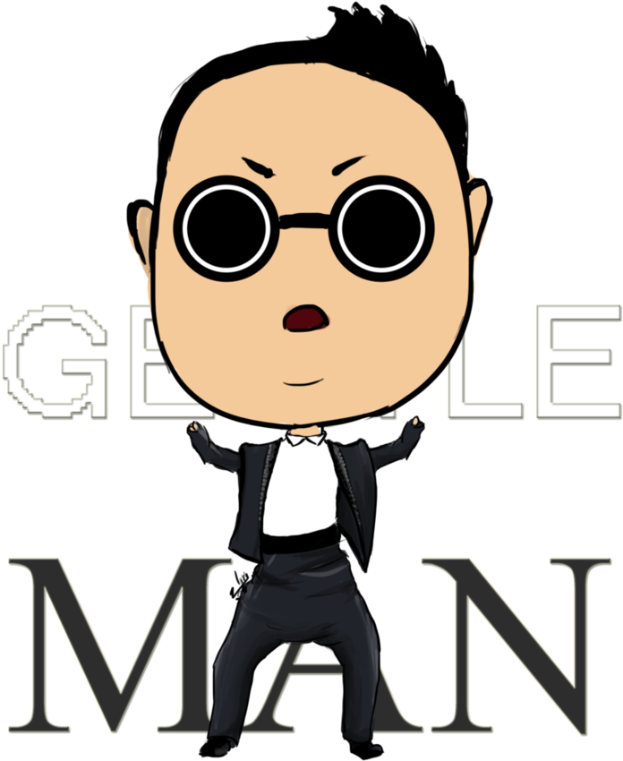 Psy Gentleman By X0mochalatte0x - Gentleman Chibi (871x918)