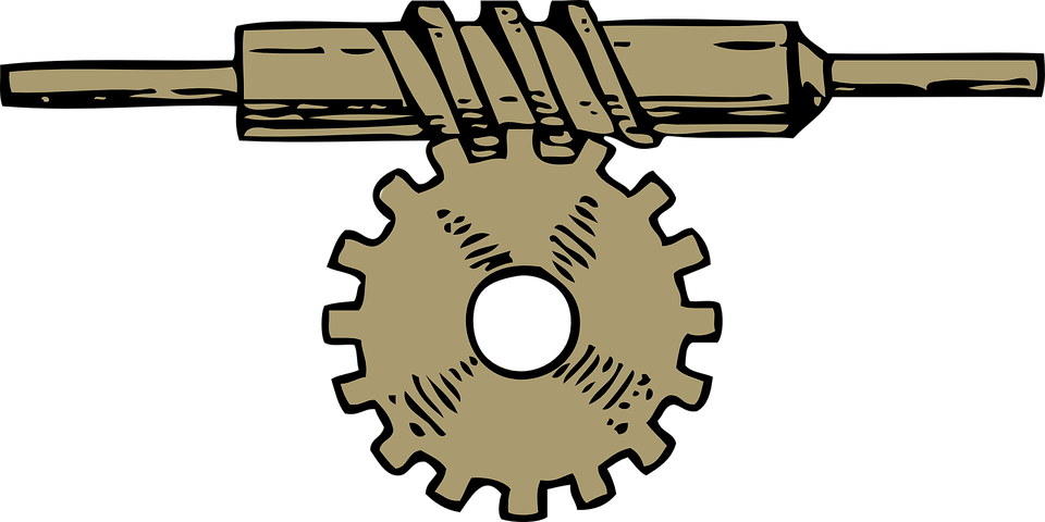Mechanical Engineer Cliparts 16, - Horizontal And Vertical Gears (960x480)