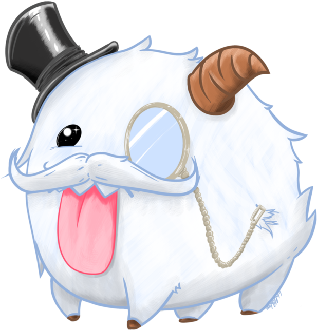 Gentleman Poro By Wallcoton - Lol Poro Png (752x1063)