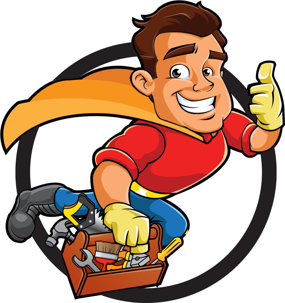 Handyman Royalty-free Illustration - Superhero Handyman (1000x1000)