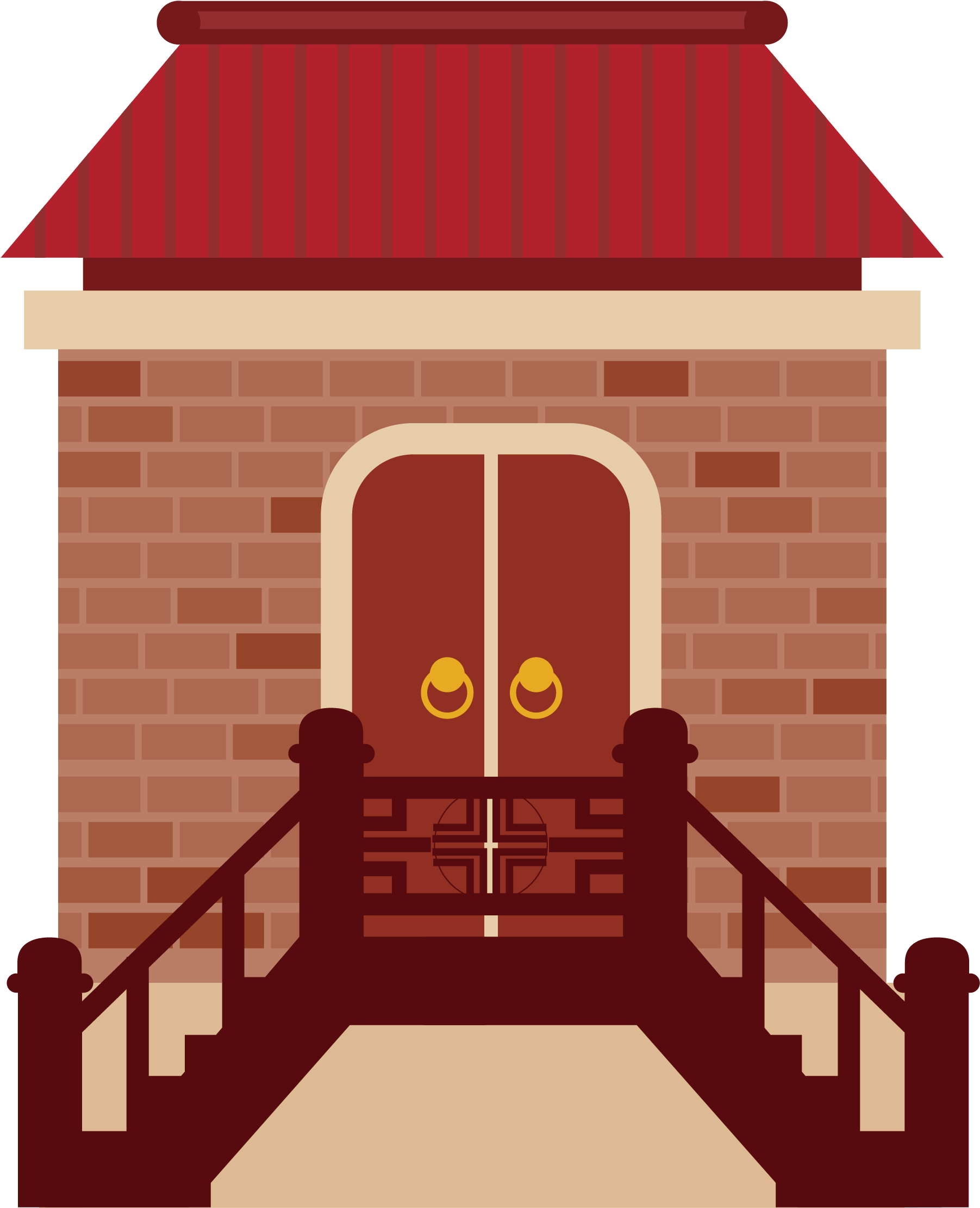 Chinese Architecture Euclidean Vector - Chinese Architecture Euclidean Vector (1846x2263)