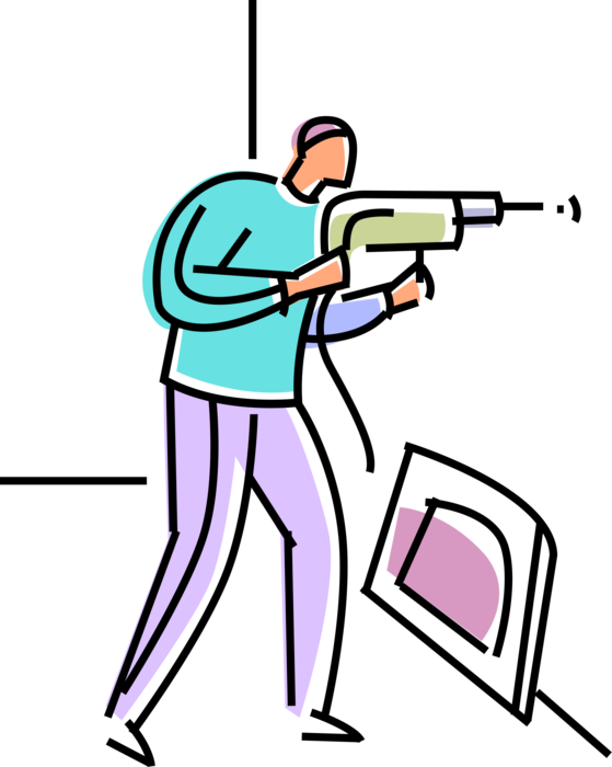 Vector Illustration Of Do It Yourself Home Handyman - Clip Art (559x700)