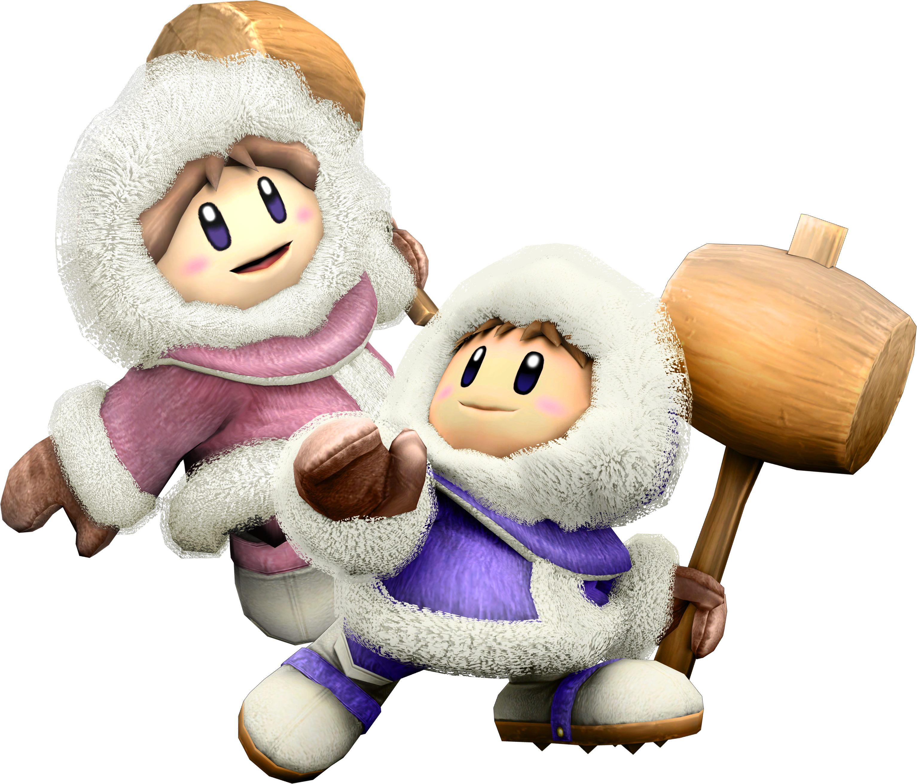 The Ice Climbers' Placeholder Art - Ice Climbers Super Smash Bros (3067x2621)