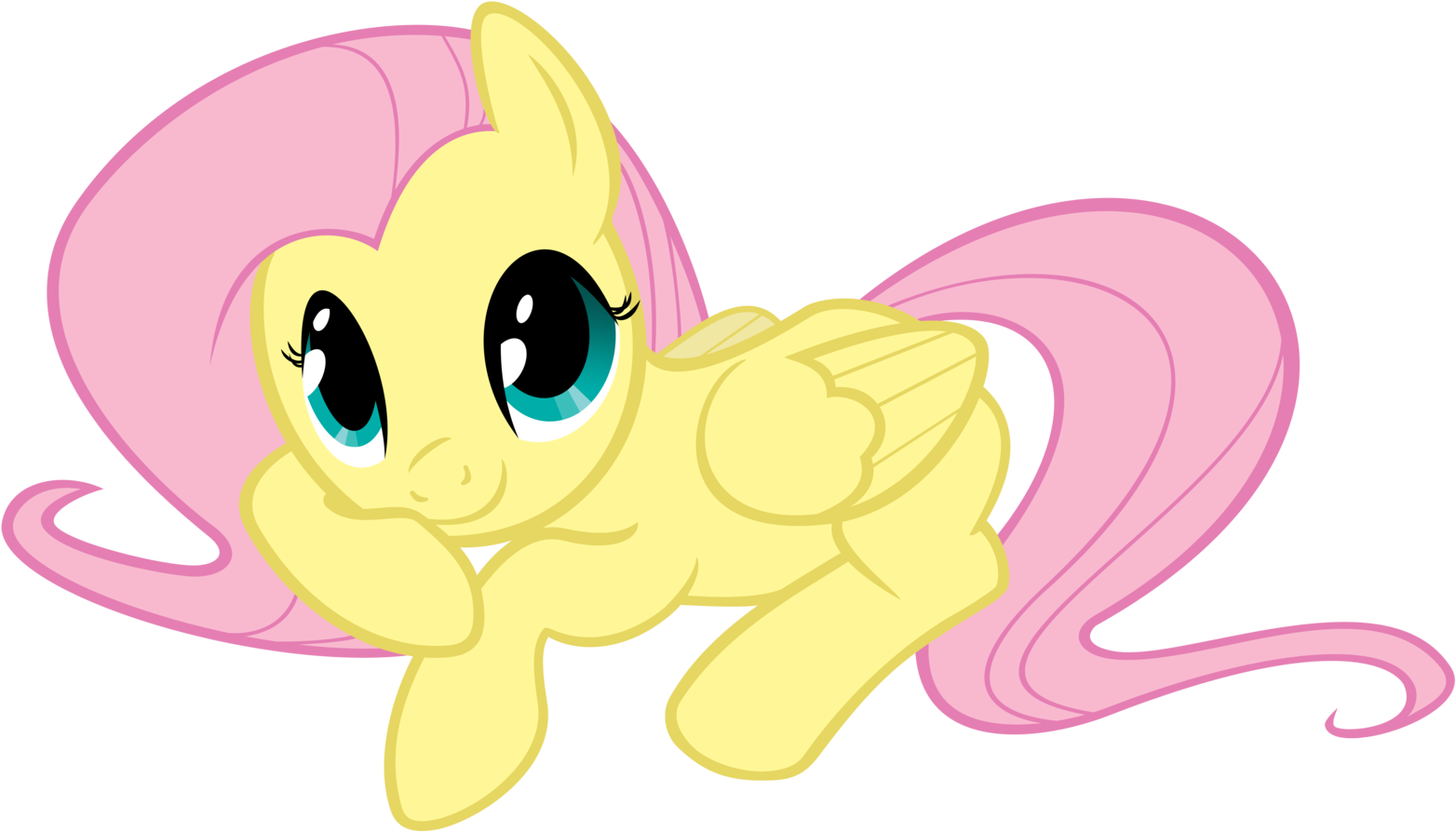 Pony Clipart Fluttershy - My Little Pony Slike (1600x942)