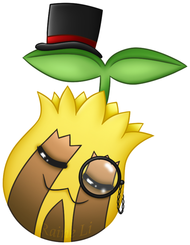 Gentleman By Raineli - Awesome Sunkern (825x825)