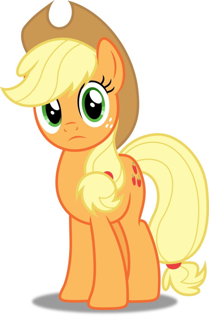 Vector By Dashiesparkle - My Little Pony Applejack Png (726x1099)