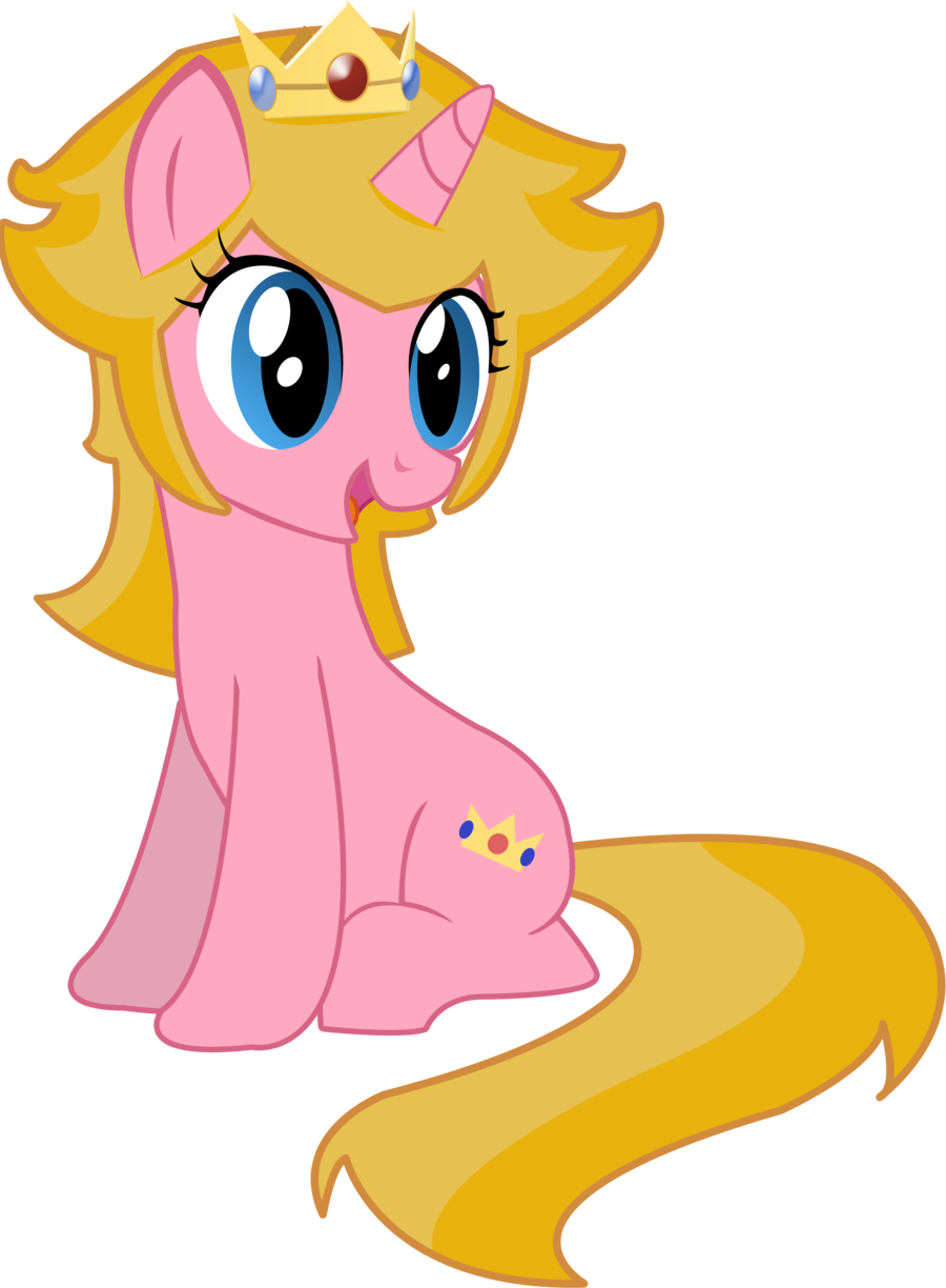 Princess Peach Pony By Serginh Princess Peach Pony - Princess Peach Pony (900x1224)
