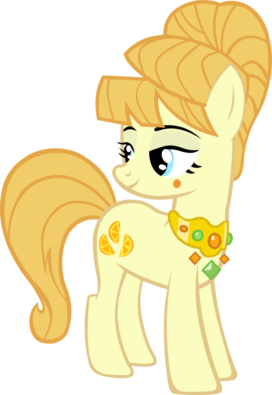 My Little Pony Aunt Orange - My Little Pony Orange (900x1307)